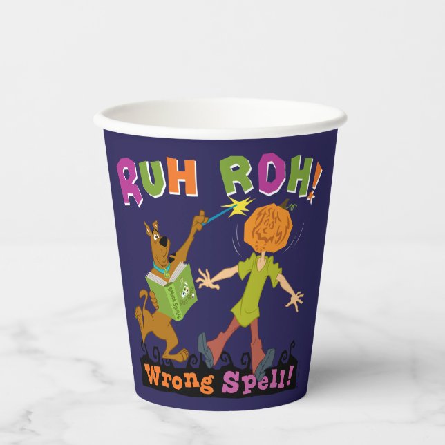 Scooby-Doo | Ruh Roh! Falscher Zauber! Pappbecher (Vorderseite)