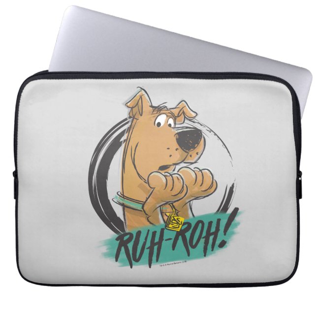 Scooby-Doo "Ruh Roh!" Marker Sketch Laptopschutzhülle (Vorderseite)