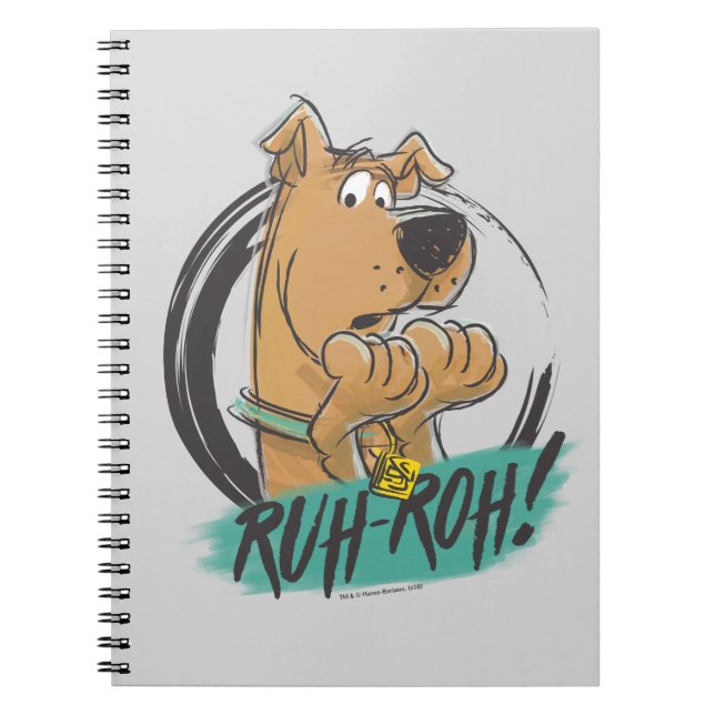 Scooby-Doo "Ruh Roh!" Marker Sketch Notizblock (Vorderseite)