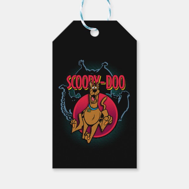 Scooby-Doo Running From Ghosts Graphic Geschenkanhänger (Vorderseite)