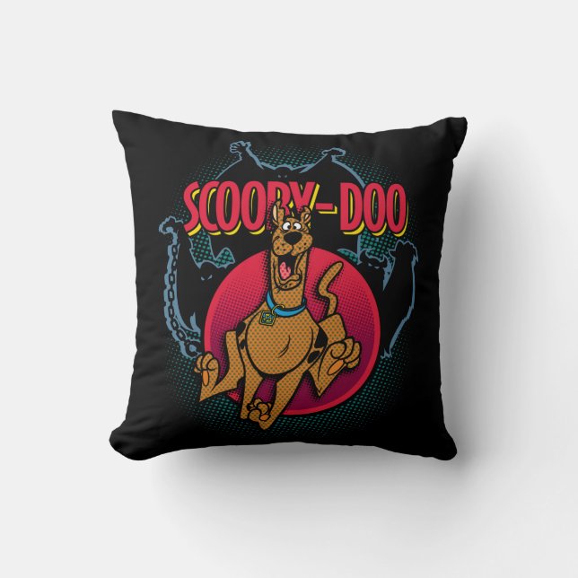Scooby-Doo Running From Ghosts Graphic Kissen (Vorderseite)