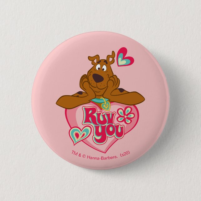 Scooby-Doo - Ruv You Button (Vorderseite)