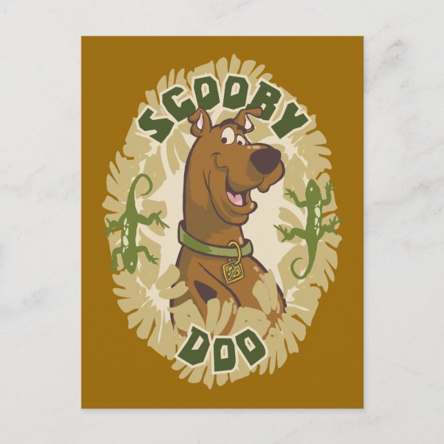 Scooby-Doo Safari Grafik Postkarte (Vorderseite)