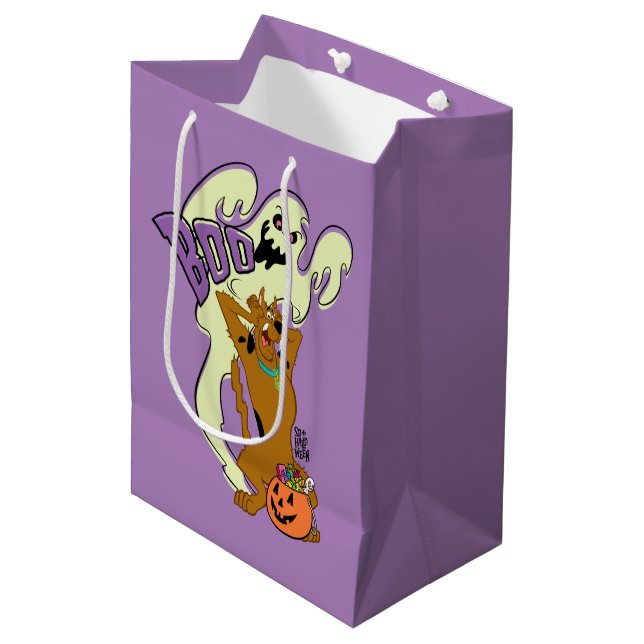 Scooby-Doo | Scooby-Doo Boo Mittlere Geschenktüte (Vorderseite Schrägansicht)