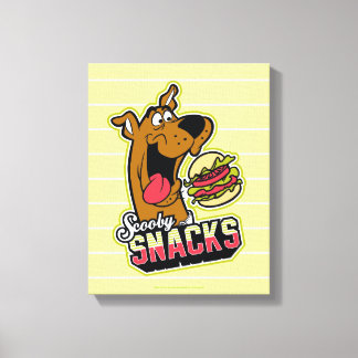 Scooby-Doo "Scooby Imbiss-" Logo Leinwanddruck
