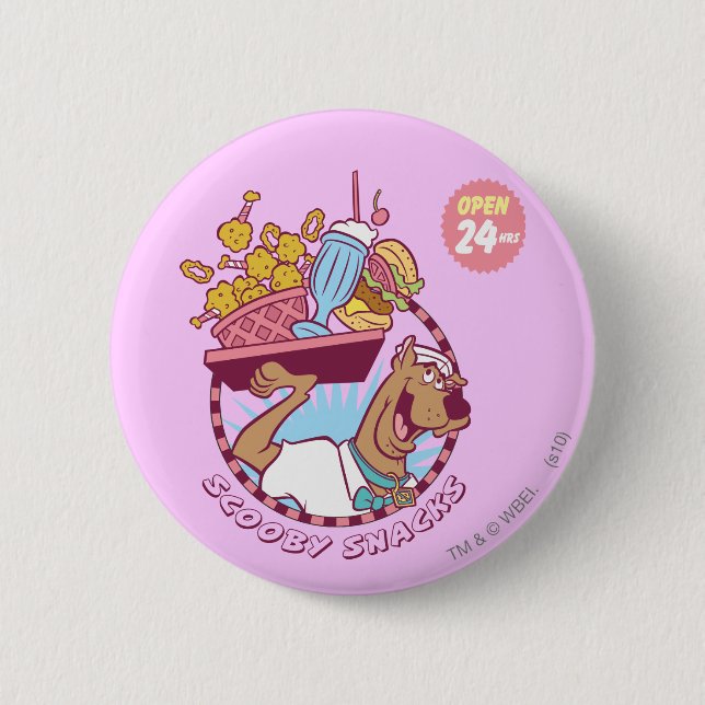 Scooby-Doo "Scooby Snacks" Button (Vorderseite)