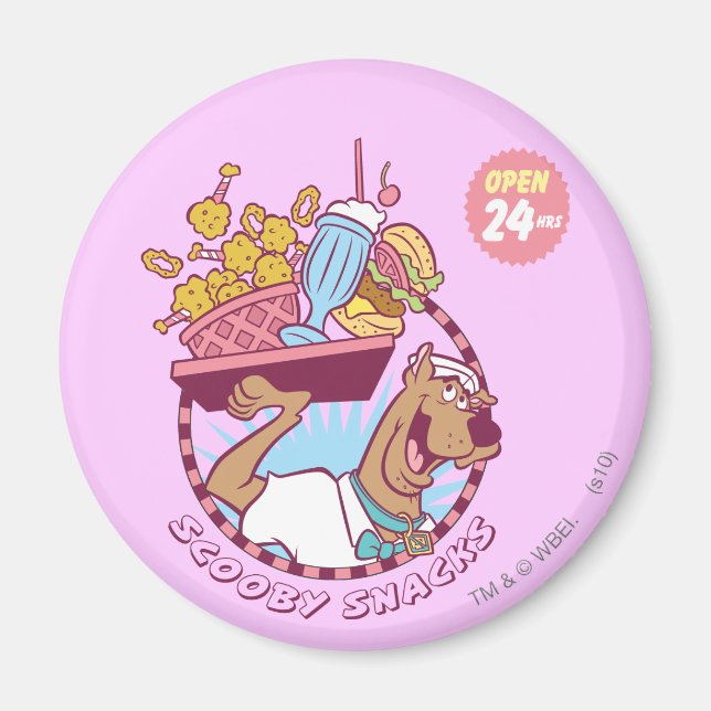 Scooby-Doo "Scooby Snacks" Magnet (Vorne)