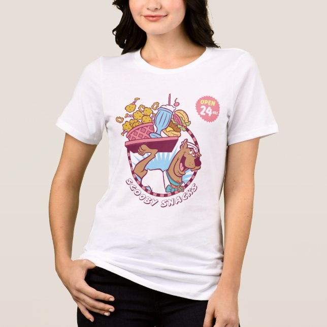 Scooby-Doo "Scooby Snacks" Tri-Blend Shirt (Vorderseite)
