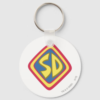 Scooby-Doo "SD"-Symbol Schlüsselanhänger