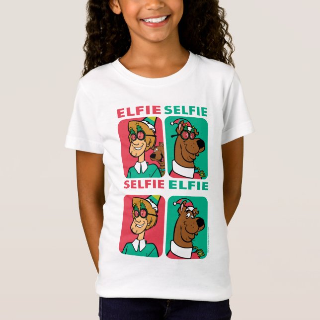 Scooby-Doo & Shaggy "Elfie Selfie" T-Shirt (Vorderseite)