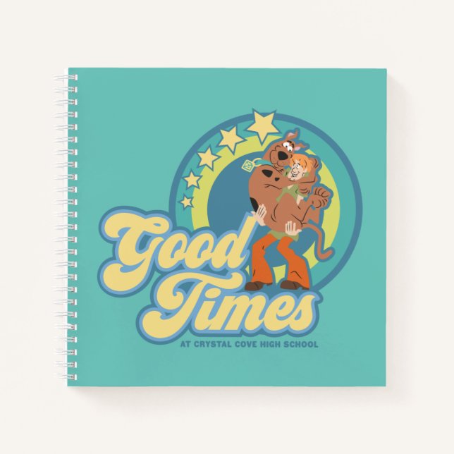 Scooby-Doo & Shaggy Good Times bei Crystal Cove HS Notizbuch (Vorderseite)