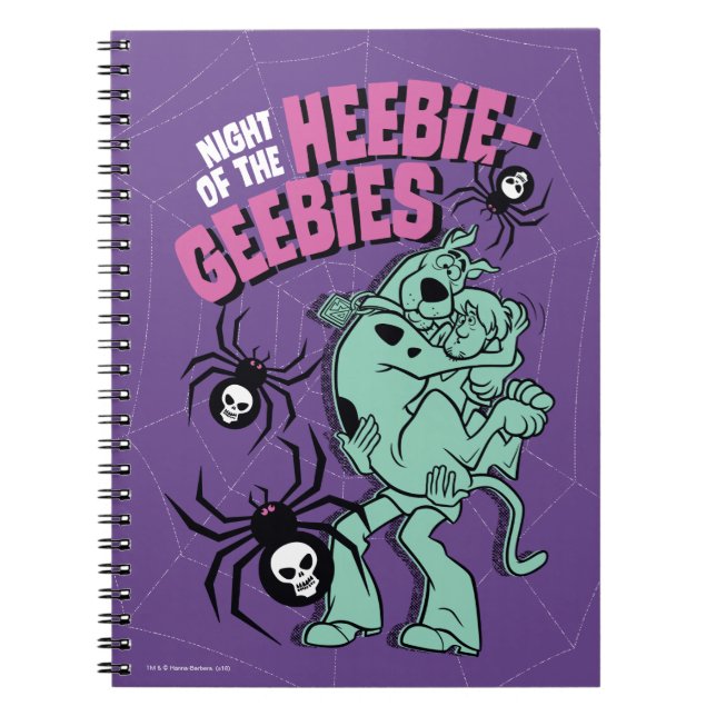 Scooby-Doo & Shaggy Heebie-Geebies Notizblock (Vorderseite)