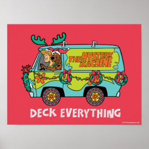Scooby-Doo & Shaggy in der Holiday Mystery Machine Poster