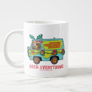 Scooby-Doo & Shaggy In The Holiday Mystery Machine Jumbo-Tasse