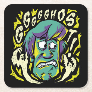 Scooby-Doo   Shaggy Rechteckiger Pappuntersetzer