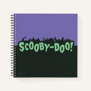 Scooby-Doo! Silhouette-Logo eines Monsters Notizbuch