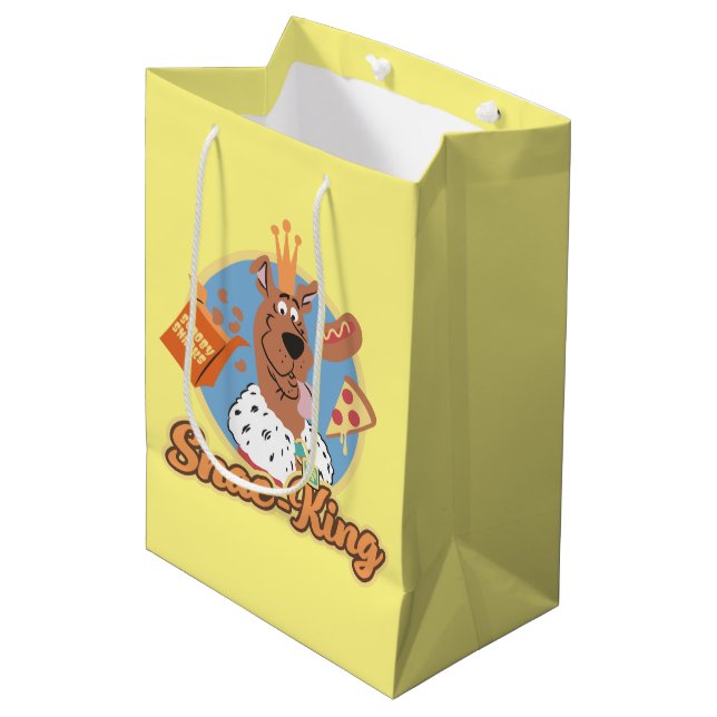 Scooby-Doo Snac-King Mittlere Geschenktüte (Vorderseite Schrägansicht)