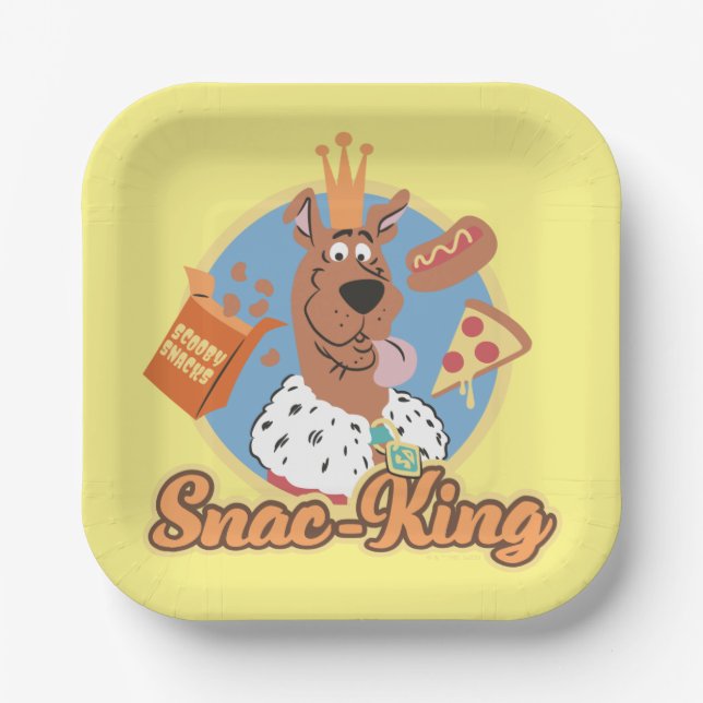 Scooby-Doo Snac-King Pappteller (Vorderseite)