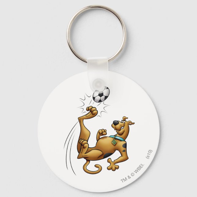 Scooby-Doo Soccer Overhead Kick Airbrush Schlüsselanhänger (Vorderseite)