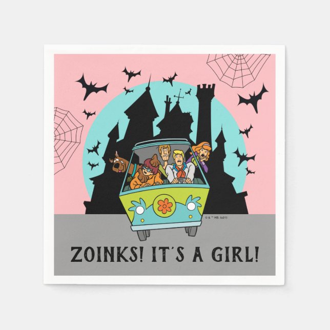 Scooby-Doo Spooktacular Halloween Kinderdusche Serviette (Vorderseite)