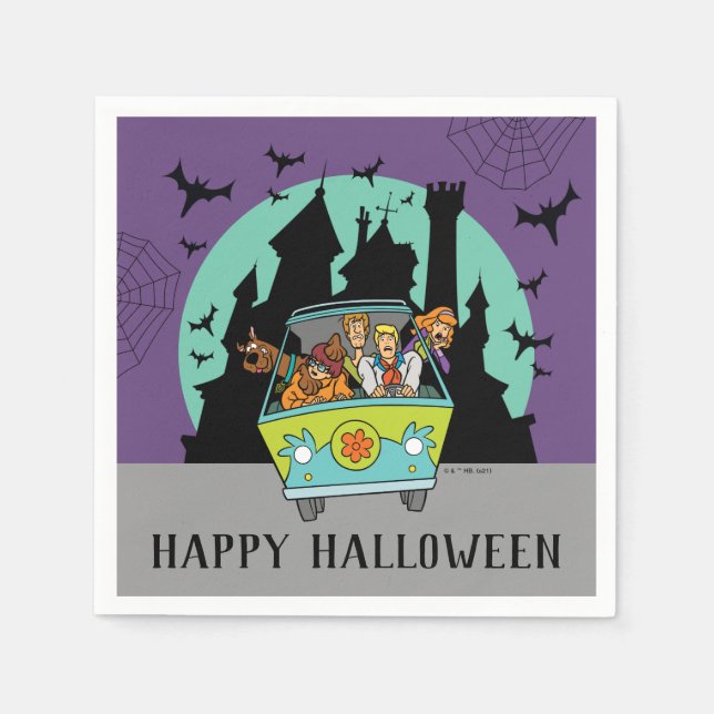 Scooby-Doo Spooktacular-Halloween-Party Serviette (Vorderseite)