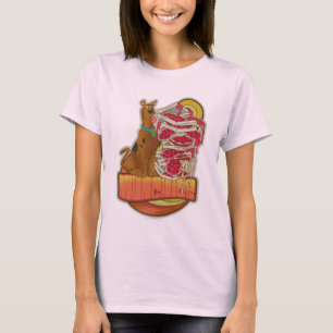 Scooby-Doo Stapel von Pizza "Munchies" Grafik T-Shirt