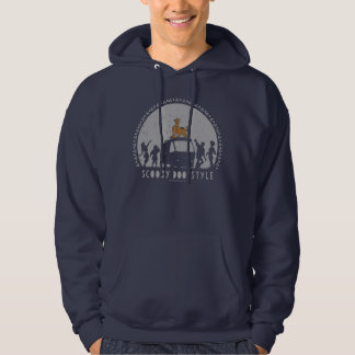 Scooby-Doo Style Tribal Van Silhouette Hoodie