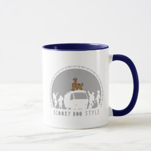 Scooby-Doo Style Tribal Van Silhouette Tasse