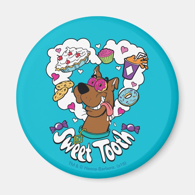 Scooby-Doo "Sweet Tooth" Magnet (Vorne)