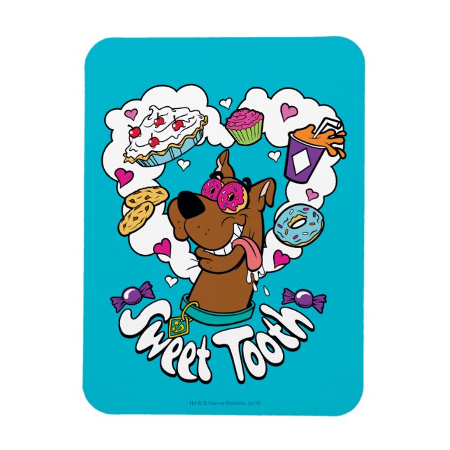 Scooby-Doo "Sweet Tooth" Magnet (Vertikal)