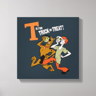 Scooby-Doo | T ist für Trick oder Treat Leinwanddruck