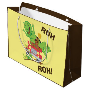 Scooby-Doo T-Rex-Angriff Große Geschenktüte