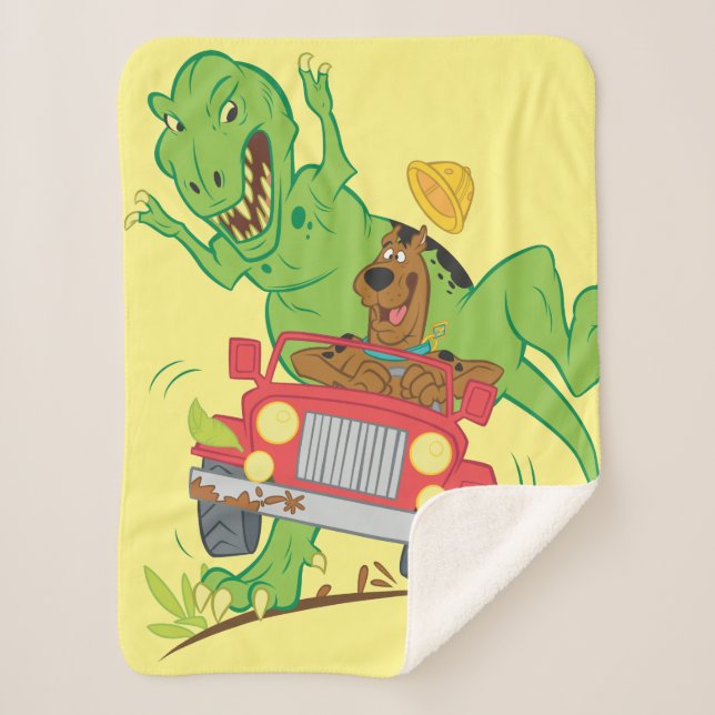 Scooby-Doo T-Rex-Angriff Sherpadecke (Vorderseite)