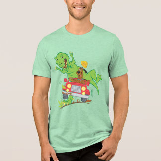 Scooby-Doo T-Rex-Angriff Tri-Blend Shirt