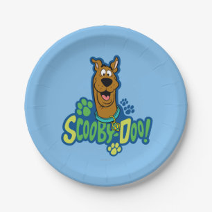 Scooby-Doo Tatzen-Druck-Charakter-Abzeichen Pappteller