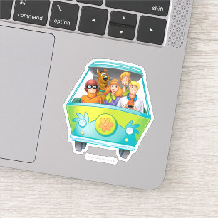 Scooby Doo & The Gang Mystery Machine Airbrush Aufkleber