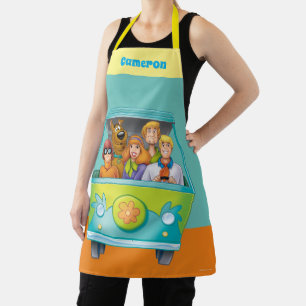 Scooby Doo & The Gang Mystery Machine Airbrush Schürze