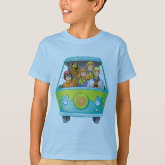 Scooby Doo & The Gang Mystery Machine Airbrush T-Shirt