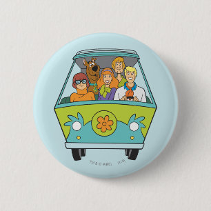 Scooby-Doo & The Gang Mystery Machine Button