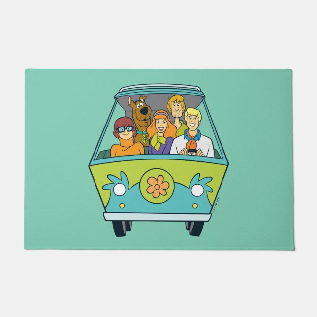 Scooby-Doo & The Gang Mystery Machine Fußmatte (Vorderseite)