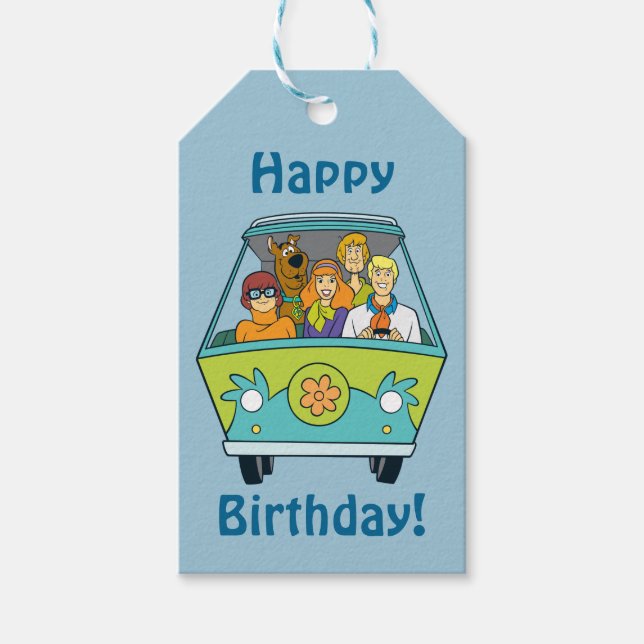 Scooby-Doo & The Gang Mystery Machine Geschenkanhänger (Vorderseite)
