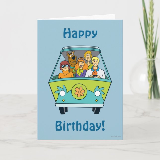 Scooby-Doo & The Gang Mystery Machine Karte (Vorderseite)