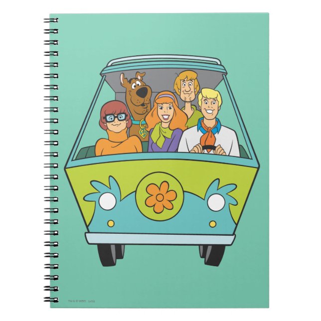 Scooby-Doo & The Gang Mystery Machine Notizblock (Vorderseite)