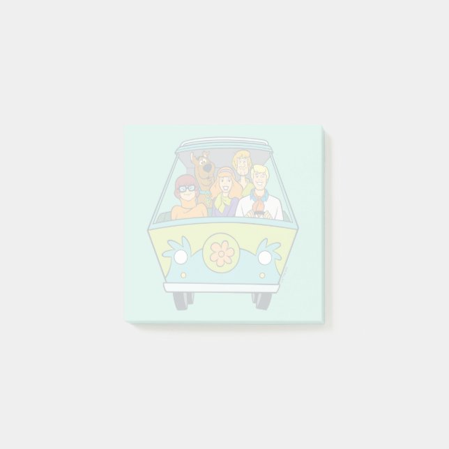 Scooby-Doo & The Gang Mystery Machine Post-it Klebezettel (Vorderseite)