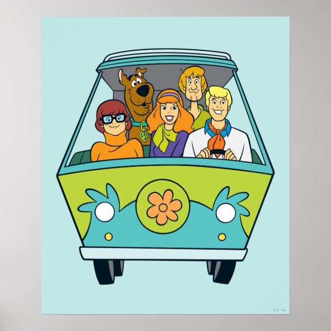 Scooby-Doo & The Gang Mystery Machine Poster (Vorne)