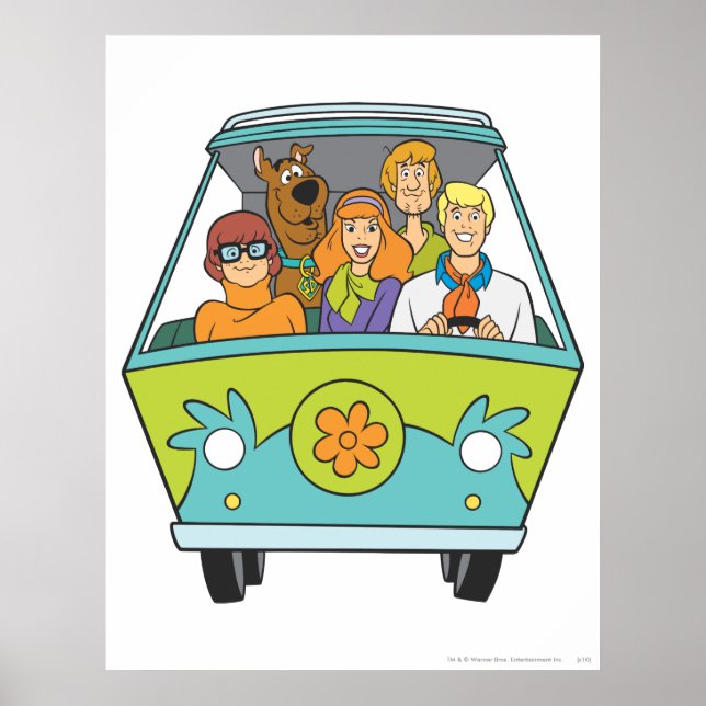 Scooby-Doo & The Gang Mystery Machine Poster (Vorne)