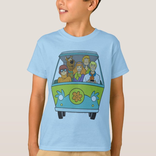 Scooby-Doo & The Gang Mystery Machine T-Shirt (Vorderseite)