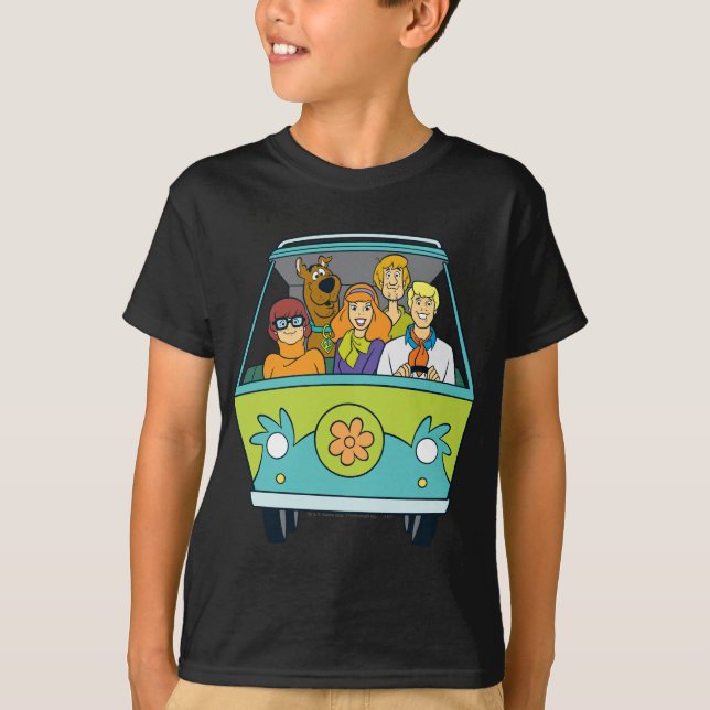 Scooby-Doo & The Gang Mystery Machine T-Shirt (Vorderseite)