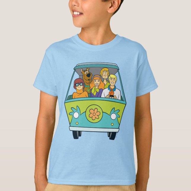 Scooby-Doo & The Gang Mystery Machine T-Shirt (Vorderseite)