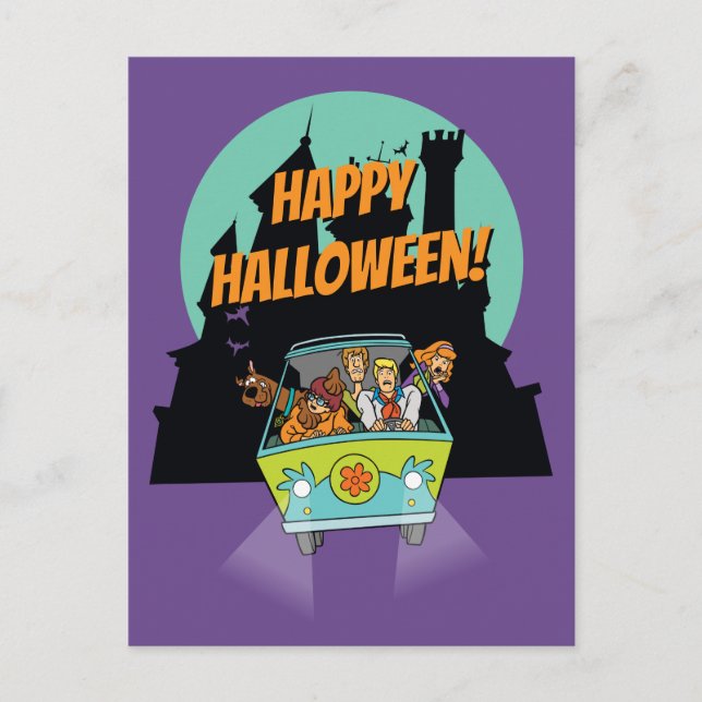 Scooby-Doo "The Haunted House Mysterien" Postkarte (Vorderseite)